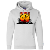 Halloween Graphic T-shirt Design And Typography Champion Hoodie | Artistshot