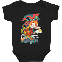 Wolf The Traveler Baby Bodysuit | Artistshot