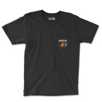 Latvian Language Latvija Emblem Premium T Shirt Pocket T-shirt | Artistshot