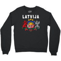 Latvian Language Latvija Emblem Premium T Shirt Crewneck Sweatshirt | Artistshot