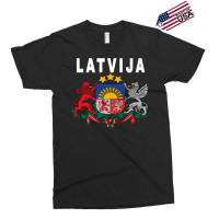 Latvian Language Latvija Emblem Premium T Shirt Exclusive T-shirt | Artistshot