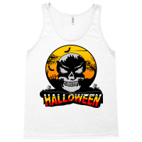 Halloween Graphic T-shirt Design And Typography Tank Top | Artistshot