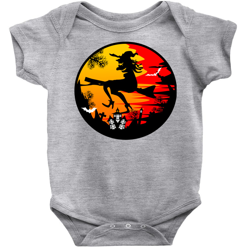 Halloween Graphic T-shirt Design And Typography Baby Bodysuit | Artistshot