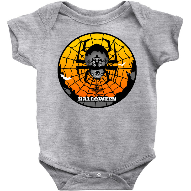 Halloween Graphic T-shirt Design And Typography Baby Bodysuit | Artistshot