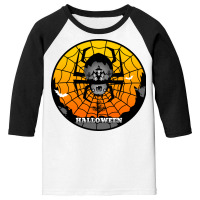 Halloween Graphic T-shirt Design And Typography Youth 3/4 Sleeve | Artistshot