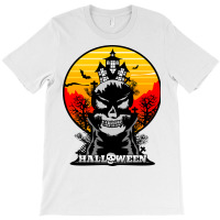 Halloween Graphic T-shirt Design And Typography T-shirt | Artistshot