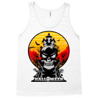 Halloween Graphic T-shirt Design And Typography Tank Top | Artistshot