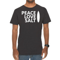 Peace Love Salt   Surfboard Vintage T-shirt | Artistshot