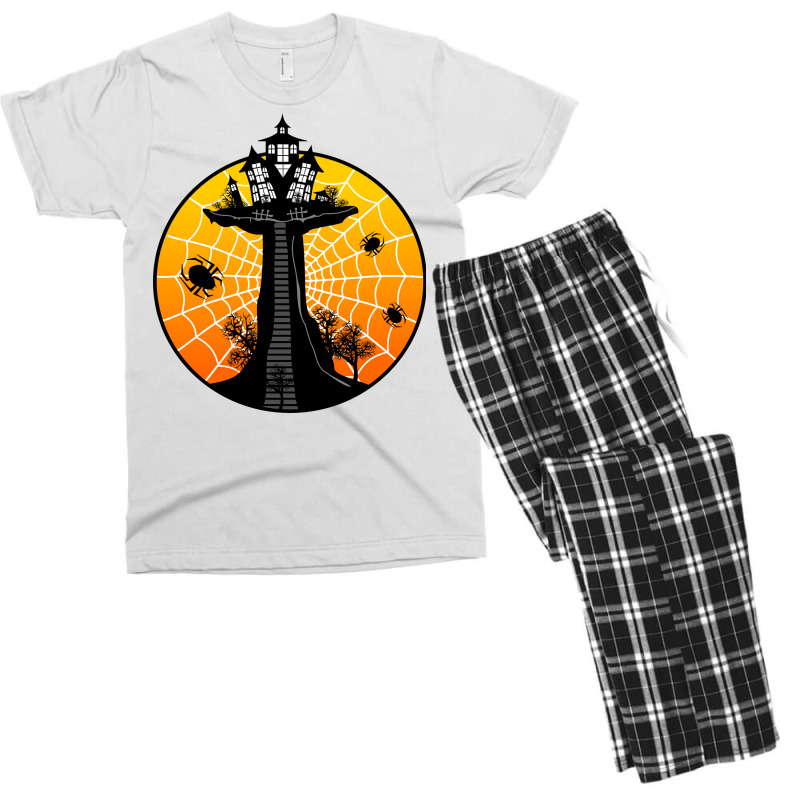 Halloween Graphic T-shirt Design And Typography Men's T-shirt Pajama Set | Artistshot