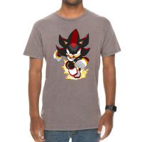 Black Super Hedgehog Running Forward Vintage T-shirt | Artistshot