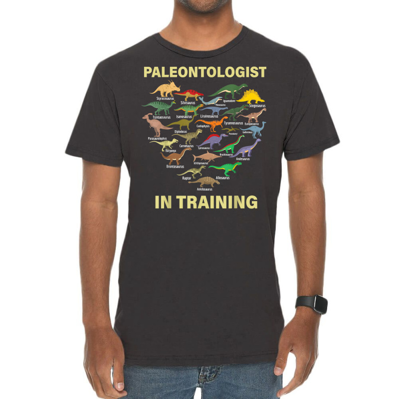 Paleontologist In Training Dinosaurs Dino Kids Boys Girls T Shirt Vintage T-shirt | Artistshot