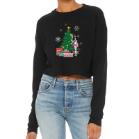 Saturn Around The Christmas Tree Sailor Moon Cropped Sweater | Artistshot