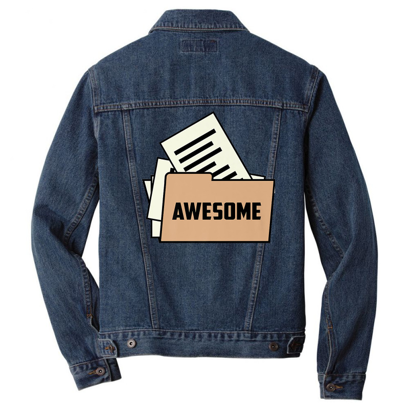 Folder Premium T Shirt Men Denim Jacket | Artistshot