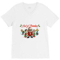 Pod Of Thunder Christmas   2021 V-neck Tee | Artistshot