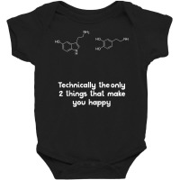 Funny Psychology Quote Serotonin Dopamine Gift Tee T Shirt Baby Bodysuit | Artistshot