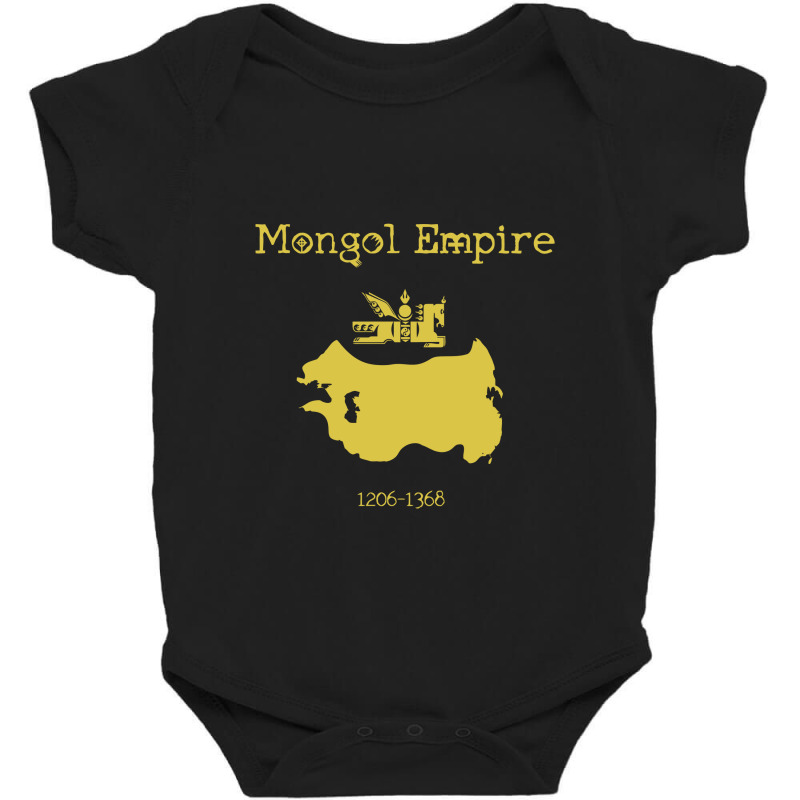 Mongol Empire Map Baby Bodysuit by artsbymnd | Artistshot