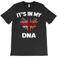 It's In My Dna British Flag Union Jack Britain Uk Tank Top T-shirt | Artistshot