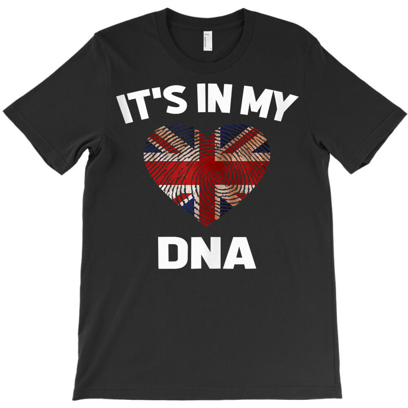 It's In My Dna British Flag Union Jack Britain Uk Tank Top T-shirt | Artistshot