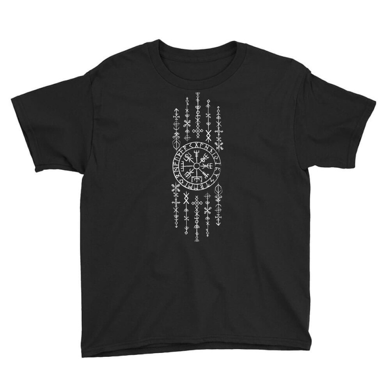 Magical Norse Mythology   Vegvísir Vikings Myth T Shirt Youth Tee by swaratpoavonabil | Artistshot