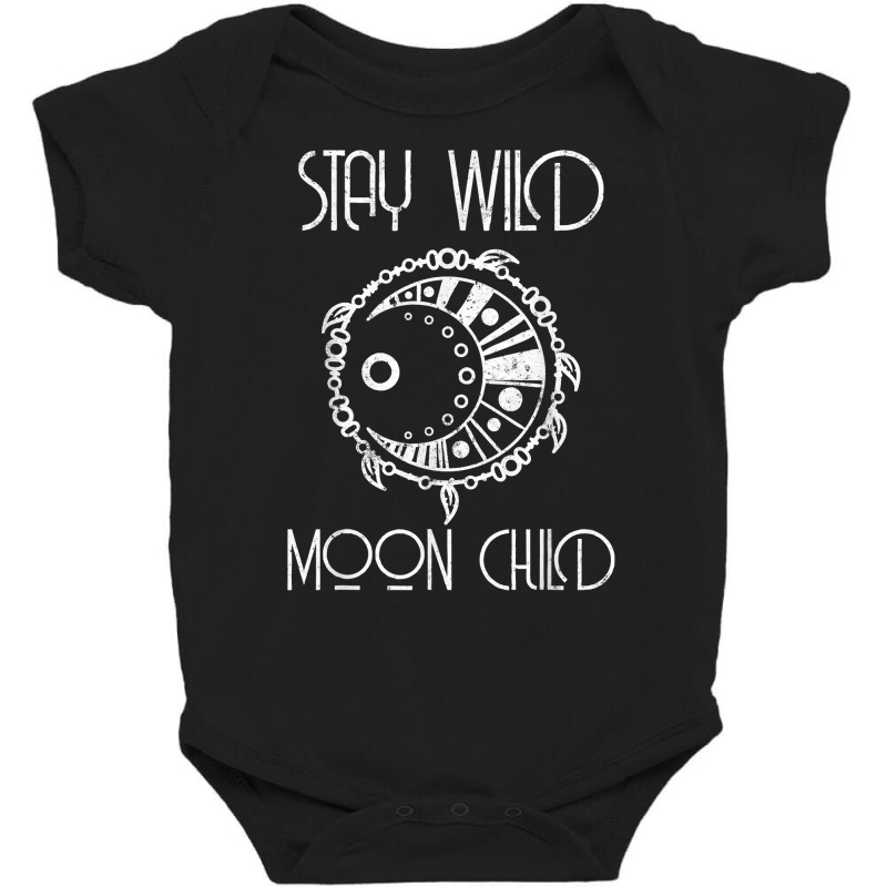 Bohemian Tshirt Stay Wild Moon Child Tshirt Baby Bodysuit | Artistshot