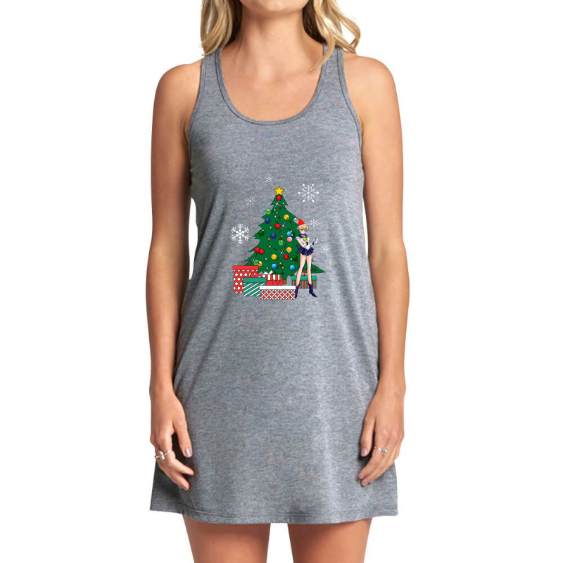 Uranus Around The Christmas Tree Sailor Moon Tank Dress by acesenpaii | Artistshot