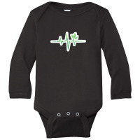 Wolf With Rose Love Symbol Wolves Nature Native Splash 14823775 Long Sleeve Baby Bodysuit | Artistshot