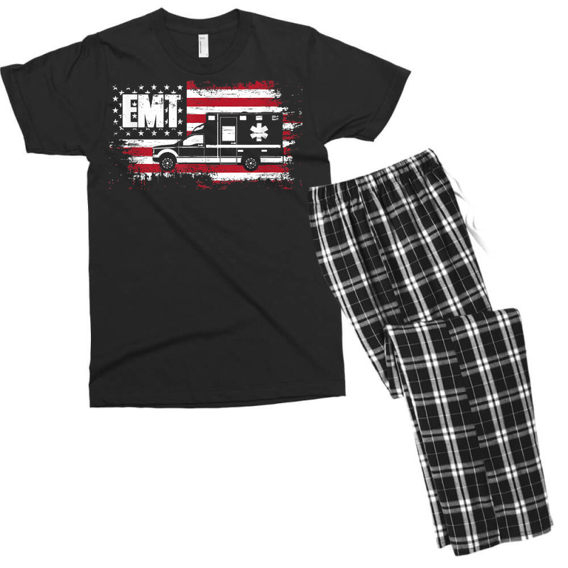 Emt Emergency Medical Technician Paramedic Doctor Gift T Shirt Men's T-shirt Pajama Set | Artistshot