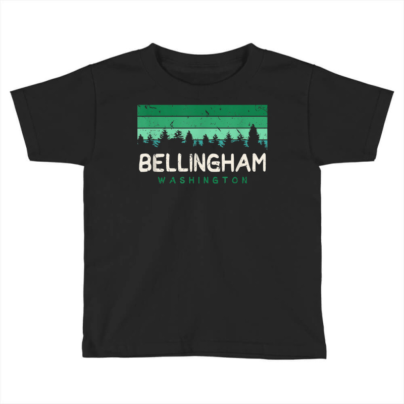 Bellingham Washington T Shirt Vintage Wa Gifts Souvenirs Toddler T-shirt | Artistshot