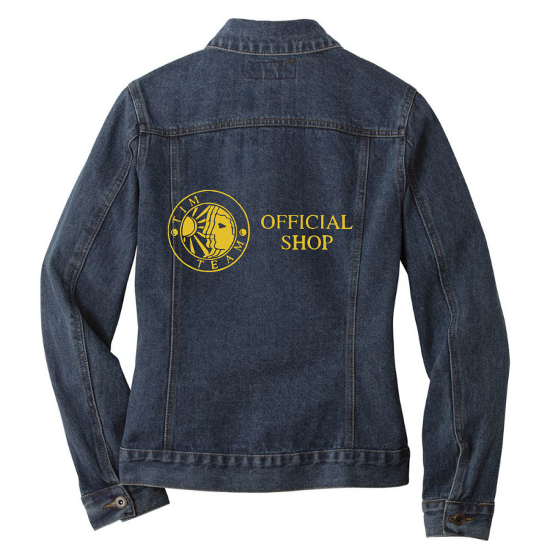 Time Team Ladies Denim Jacket by janecadaval | Artistshot