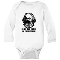 The Memes Of Production Long Sleeve Baby Bodysuit | Artistshot