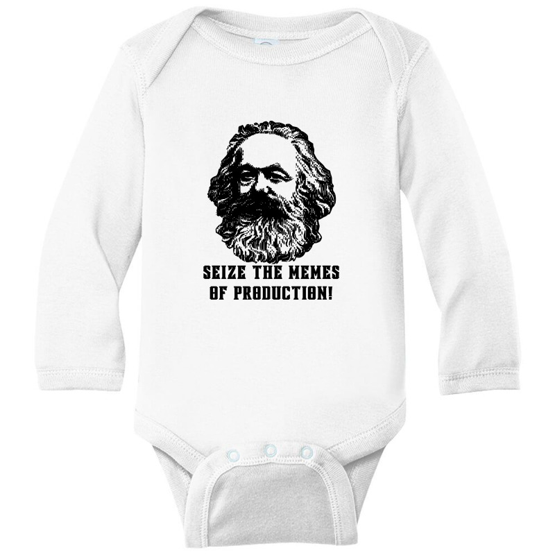 The Memes Of Production Long Sleeve Baby Bodysuit | Artistshot