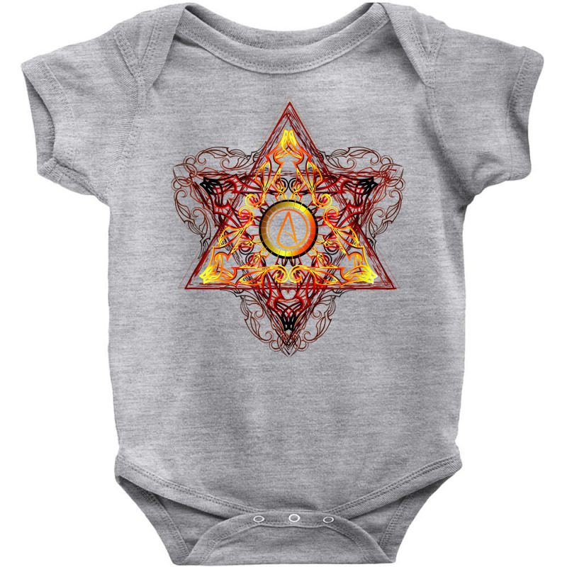 Atheism On A Fire Atheist Agnosticism Rationalist Humanist T Shirt Baby Bodysuit by plancefbtluceka | Artistshot