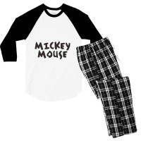 Mouse Type Men's 3/4 Sleeve Pajama Set | Artistshot