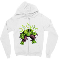 Green Monster Zipper Hoodie | Artistshot