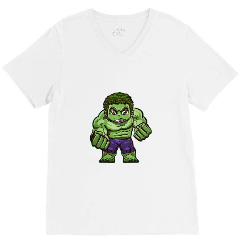 Superhero V-Neck Tee by acesenpaii | Artistshot