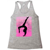 Pink Retro Gymnastics Girls Motivational Handstand Queen T Shirt Racerback Tank | Artistshot