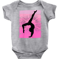 Pink Retro Gymnastics Girls Motivational Handstand Queen T Shirt Baby Bodysuit | Artistshot