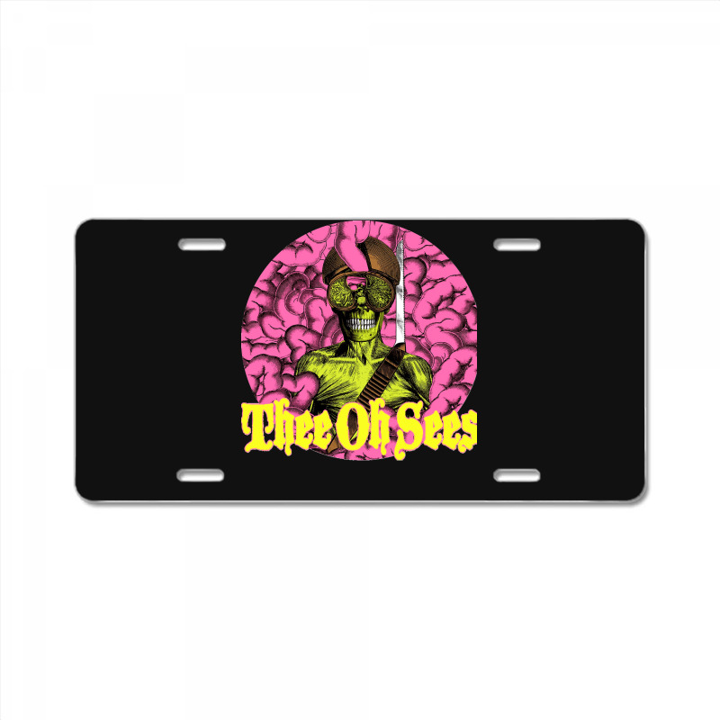 Thee Oh Sees License Plate | Artistshot