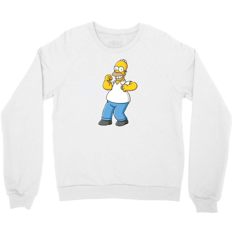 Homer Simpson Crewneck Sweatshirt by tannocascioni | Artistshot