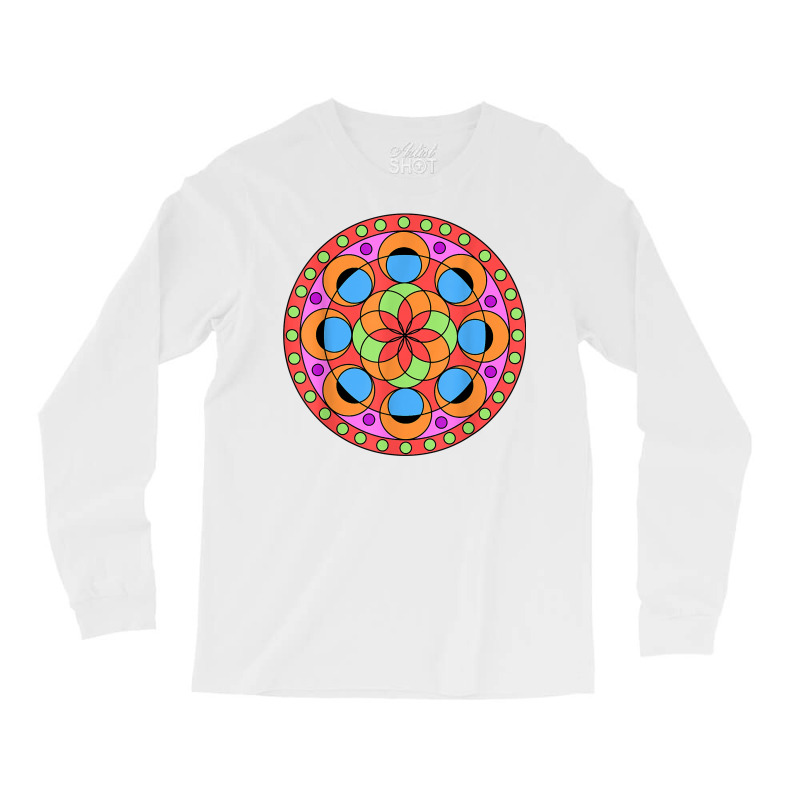 Kaleidoscope Mandala T Shirt Long Sleeve Shirts by uekirstockpg | Artistshot