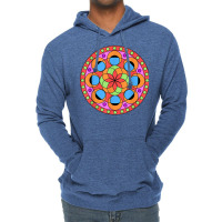 Kaleidoscope Mandala T Shirt Lightweight Hoodie | Artistshot