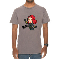 Red Lips Chibi Heros Vintage T-shirt | Artistshot