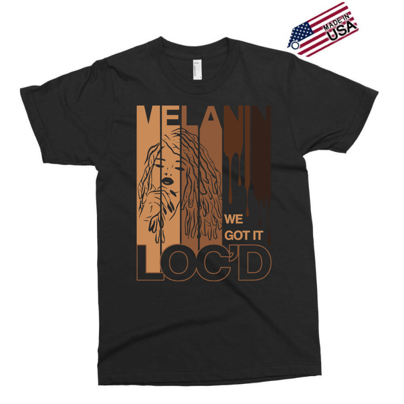 Melanin Drippin We Got It Loc'd Black Afro Natural Hair Pullover Hoodi Exclusive T-shirt | Artistshot