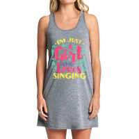 I'm Just A Girl Who Loves Singing - Karaoke Musician Singer Tank Dress | Artistshot