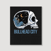 Bullhead City T  Shirt Chilling Skeleton Bullhead City T  Shirt Portrait Canvas Print | Artistshot