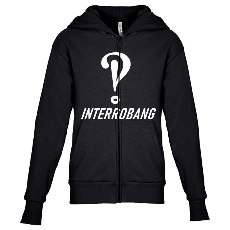 Interrobang Youth Zipper Hoodie by Parkitzs | Artistshot