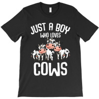 Just A Boy Who Loves Cows Farmers Cow Kids Toddler Boys T-shirt | Artistshot