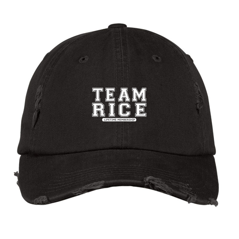 Team Rice Family Surname Reunion Crew Member Gift Games Characters Vintage Cap by FrederickDesign | Artistshot