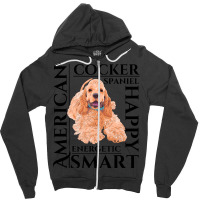 Cocker Spaniel T  Shirt Cocker Spaniel Dog Traits Gift T  Shirt Zipper Hoodie | Artistshot