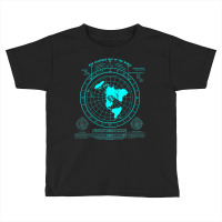 Gleason's New Standard Map Of The World, Flat Earth T Shirt Toddler T-shirt | Artistshot